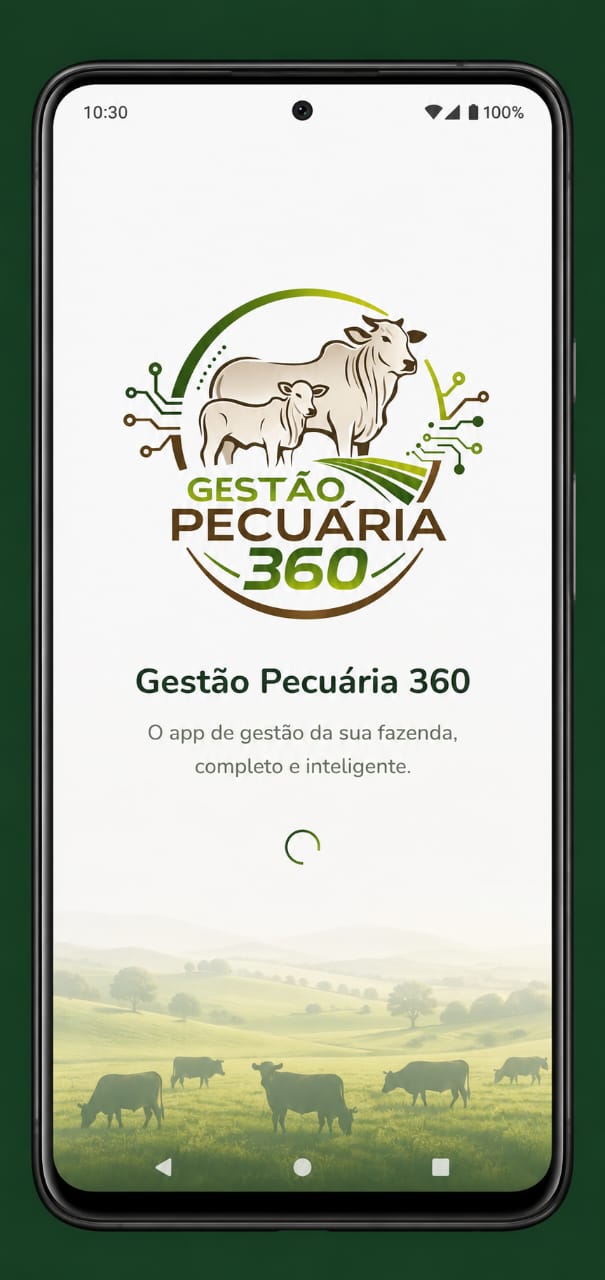Boas-vindas — app Gestão Pecuária 360
