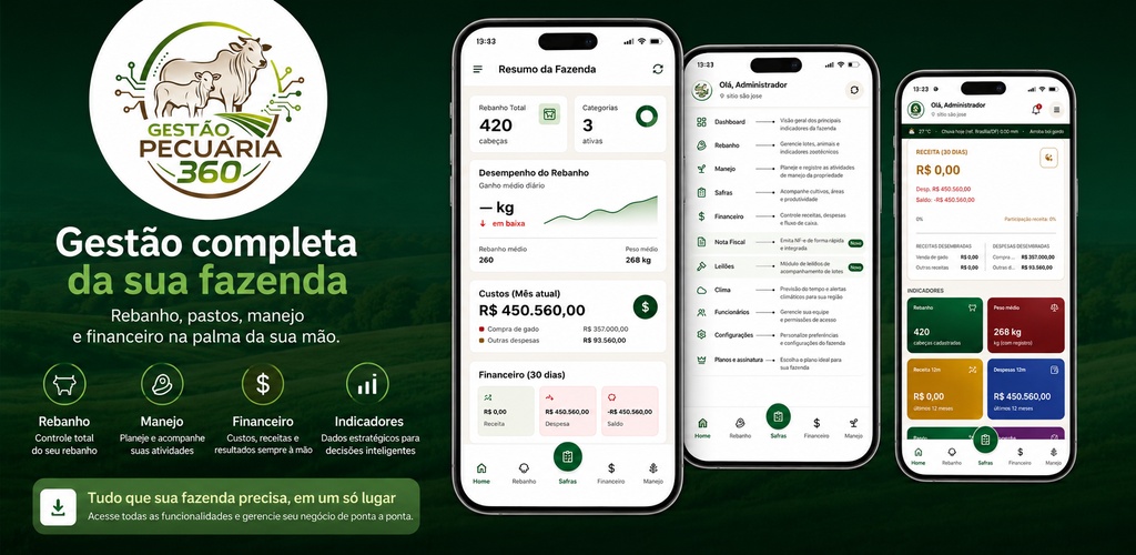 Gestão Pecuária 360 — app Gestão Pecuária 360